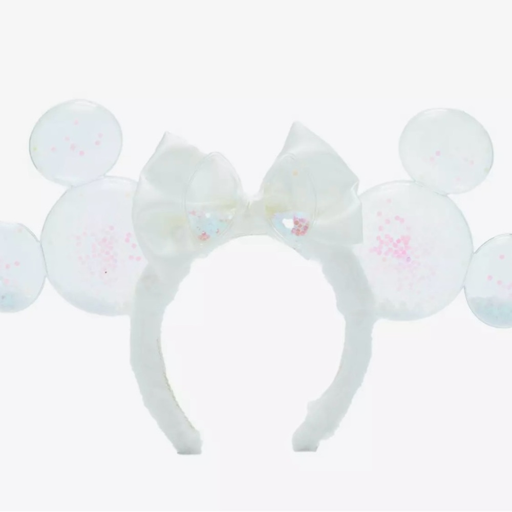 NEW Disney Minnie Mouse Snowglobe Ears Headband